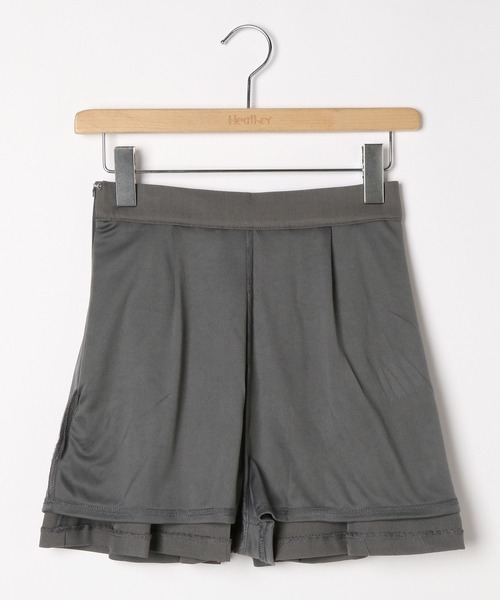 Heather（ヘザー）の「ポケットデザインプリーツミニスカート　324763（スカート・レディース・グレー/ブラック/ベージュ・S/M）」の9枚目の写真