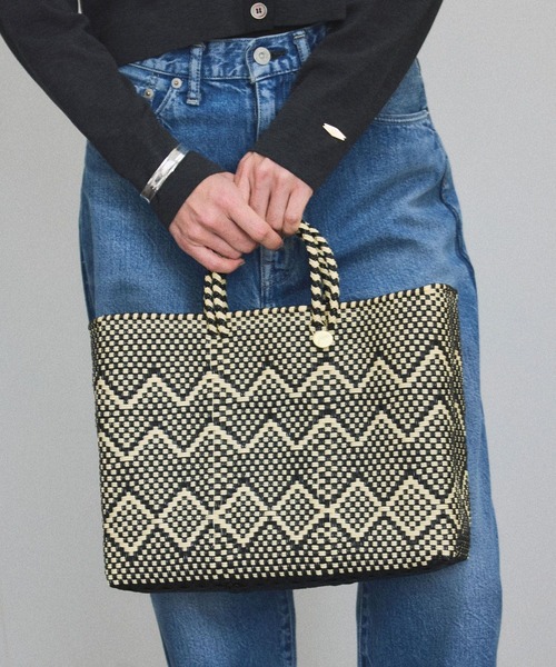 Letra（レトラ）の「【Letra（レトラ）for SALON】PRAYA short S（トートバッグ・レディース・ブラック/ブラック系その他3/オレンジ系その他4・FREE）」の5枚目の写真