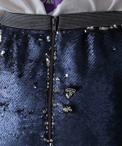 ROSE BUD(ローズバッド)の「SPANGLE SKIRT(スカート・レディース・ネイビー/ゴールド・ONE SIZE)」の11枚目の写真