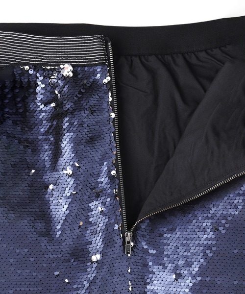 ROSE BUD(ローズバッド)の「SPANGLE SKIRT(スカート・レディース・ネイビー/ゴールド・ONE SIZE)」の12枚目の写真