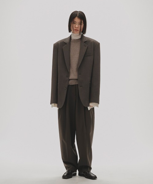 Tapered Tuck Trousers（その他パンツ）｜TODAYFUL（トゥデイフル）の