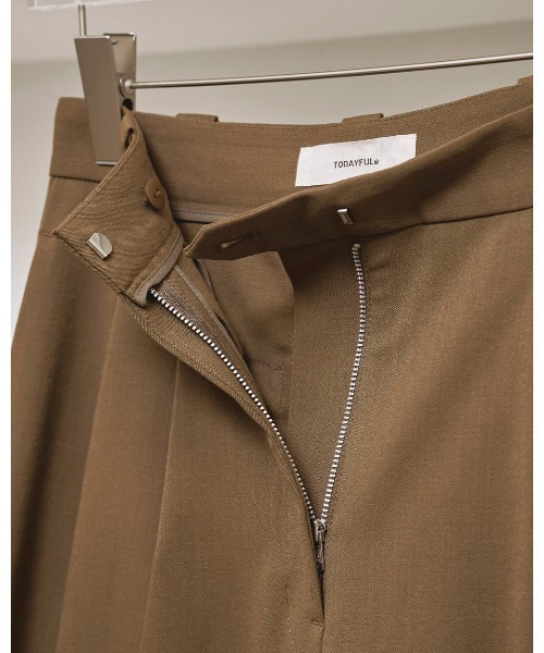 TODAYFUL Tuck Tapered Trousers トゥデイフル Tapered Tuck Trousers（その他パンツ）｜TODAYFUL（トゥデイ