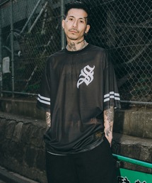 Subciety | Mesh football tee(Tシャツ/カットソー)