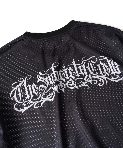 Subciety（サブサエティ）の「Mesh football tee（Tシャツ/カットソー・メンズ・ブラック/レッド/ホワイト・X-LARGE/LARGE/MEDIUM/SMALL）」の11枚目の写真