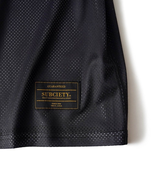 Subciety（サブサエティ）の「Mesh football tee（Tシャツ/カットソー・メンズ・ブラック/レッド/ホワイト・X-LARGE/LARGE/MEDIUM/SMALL）」の5枚目の写真