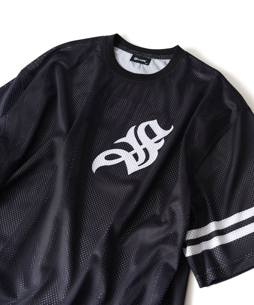 Subciety（サブサエティ）の「Mesh football tee（Tシャツ/カットソー・メンズ・ブラック/レッド/ホワイト・X-LARGE/LARGE/MEDIUM/SMALL）」の10枚目の写真