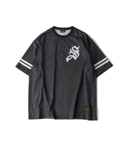 Subciety（サブサエティ）の「Mesh football tee（Tシャツ/カットソー・メンズ・ブラック/レッド/ホワイト・X-LARGE/LARGE/MEDIUM/SMALL）」の8枚目の写真