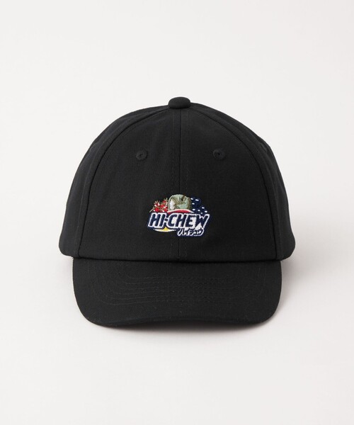 green label relaxing(グリーンレーベルリラクシング)の「【別注】<HI-CHEW><FRUIT OF THE LOOM>キャップ / キッズ(キャップ・キッズ・ブラック/ナチュラル・FREE)」の5枚目の写真