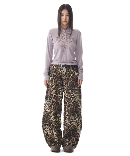 AAKAM】Studded Leaf Hooded Long Sleeve（Tシャツ/カットソー