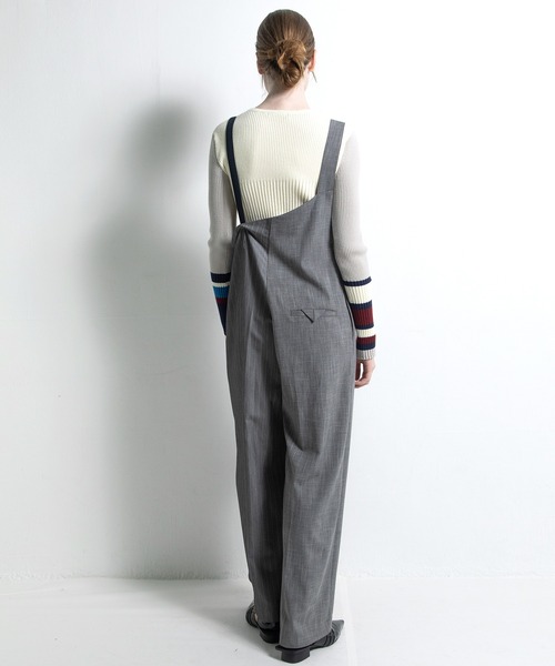 新品AULA AILA サロペットASYMMETRY SALOPETTEグレー1 AULA AILA｜ASYMMETRY SALOPETTE | Rakuten Fashion(楽天