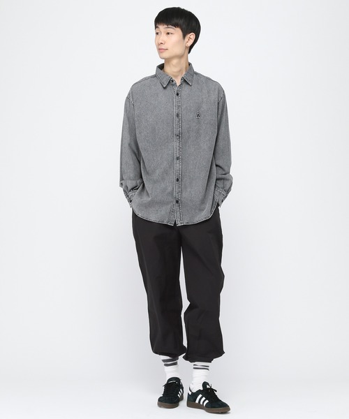 3.3 Field Trip （3.3フィールドトリップ）の「3.3 Field Trip／ナイロンジョガーパンツ（カーゴパンツ・メンズ・チャコール/ブラック・FREE）」の5枚目の写真