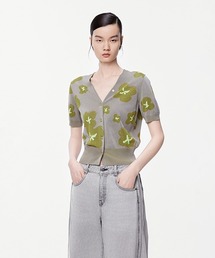 JNBY | Bloom V-neck Cardigan / Vネックカーディガン(ニット/セーター)