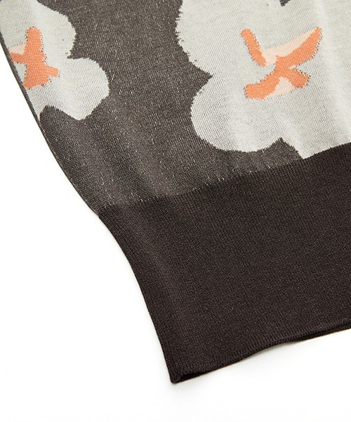 JNBY（ジェーエヌビーワイ）の「Bloom V-neck Cardigan / Vネックカーディガン（ニット/セーター・レディース・グレー/ブラウン・38/40）」の14枚目の写真