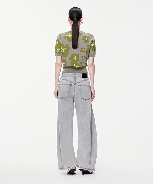 JNBY（ジェーエヌビーワイ）の「Bloom V-neck Cardigan / Vネックカーディガン（ニット/セーター・レディース・グレー/ブラウン・38/40）」の20枚目の写真