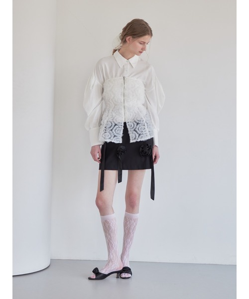 etre loin　スカート Rose mini skirt（スカート）｜etre loin（エトルワン）の