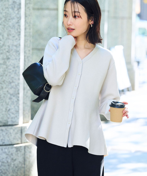 セール】《洗える》サマ美え マシュマロミラノAラインペプラム