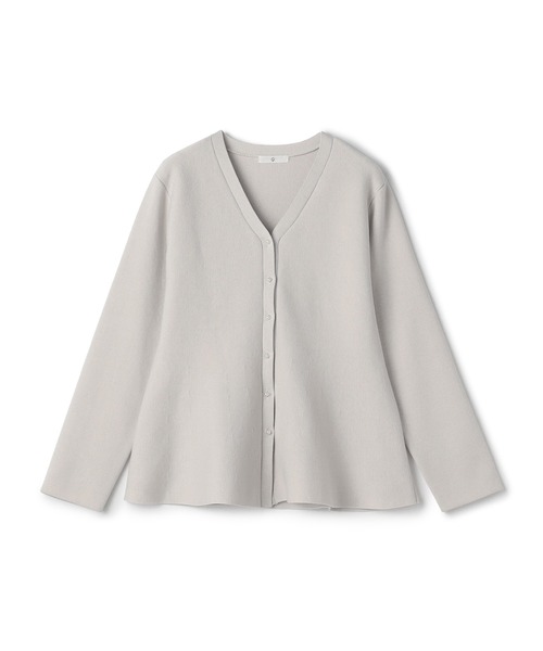 CROSS FUNCTION（クロスファンクション）の「《洗える》サマ美え マシュマロミラノAラインペプラムカーディガン【CF/クロスファンクション】（カーディガン/ボレロ・レディース・ライトベージュ/ブラック/レッド/ネイビー/ライトブルー・L/M/LL）」の21枚目の写真