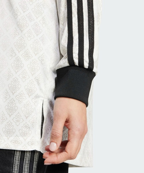 adidas（アディダス）の「アディダス オリジナルス レトロ スポーツ クリケットインスパイア―ド 長袖ジャージー / アディダスオリジナルス adidas Originals（Tシャツ/カットソー・レディース・ブラック/ホワイト・SMALL/X-SMALL/LARGE/MEDIUM/XX-LARGE/3XL/X-LARGE）」の8枚目の写真