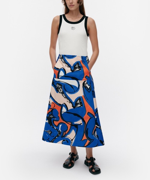 セール】Puutarha Eldfamn / skirt（スカート）｜marimekko