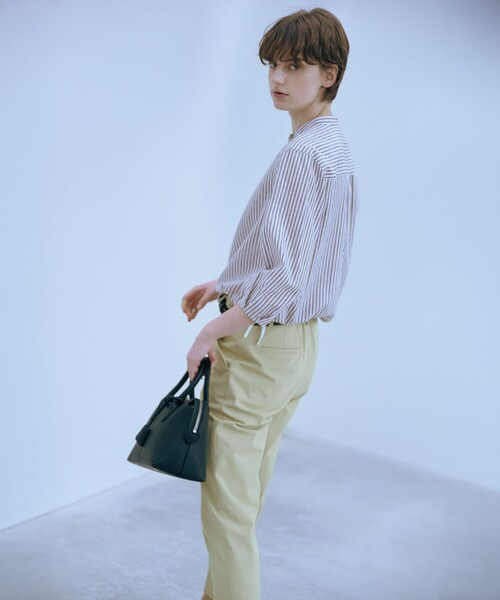 J.PRESS(ジェイプレス)の「【洗える・接触冷感・UVケア・吸水速乾・防透け】麻シェルドライ テーパード パンツ(その他パンツ・レディース・アイボリー系/ネイビー系/ライトグリーン系/カーキ系・13/9/11/7)」の8枚目の写真