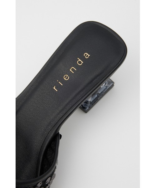 rienda(リエンダ)の「スパンコールミュール(パンプス・レディース・ブラック/ピンク・SMALL/MEDIUM/LARGE)」の9枚目の写真