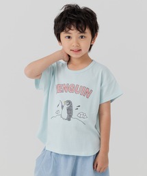 ステッチ刺繍半袖Tシャツ