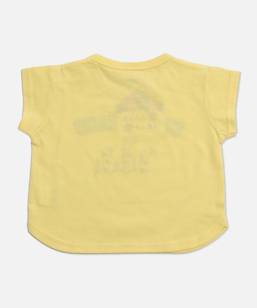 chil2（チルツー）の「ステッチ刺繍半袖Tシャツ（Tシャツ/カットソー・キッズ・サックスブルー/ホワイト/ピンク/ネイビー/イエロー・80ｃｍ/90cm/100cm/110cm/120cm/130cm）」の7枚目の写真