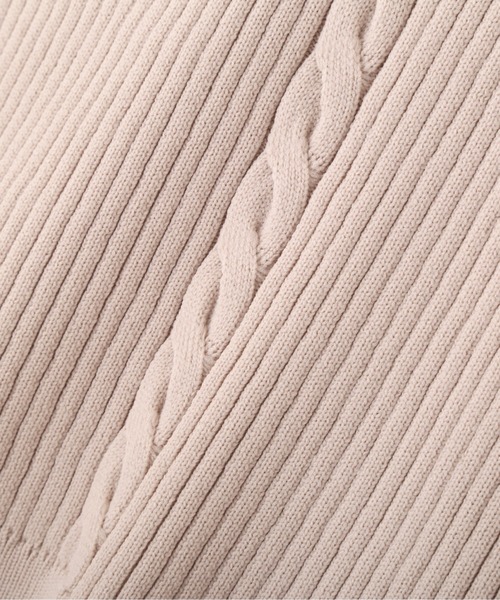 JILL by JILL STUART（ジルバイジルスチュアート）の「◇半袖ジャガードニット（ニット/セーター・レディース・グレー/ブルー/ホワイト/ピンク/ネイビー/ピンク系その他・FREE）」の17枚目の写真