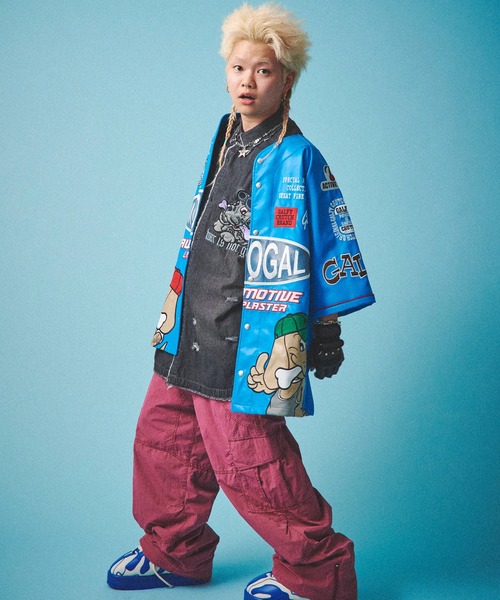 GALFY(ガルフィー)の「GALFY-反戦パンツ(その他パンツ・メンズ・ブラック/ピンク/ワイン・L/XL)」の22枚目の写真