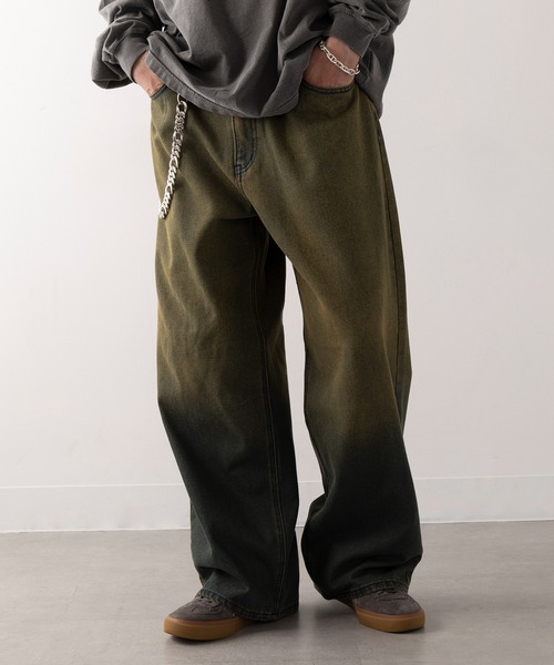 VINTAGE(ヴィンテージ)の「【HAUS】ヴィンテージグラデーションワイドストレートデニム(デニムパンツ・メンズ・ブラック/ブルー系その他5/ブルー系4/ブルー系その他/ブルー系その他2/ブルー系その他3・L/LL/M/S)」の6枚目の写真