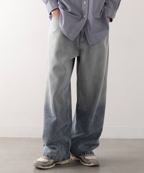 VINTAGE(ヴィンテージ)の「【HAUS】ヴィンテージグラデーションワイドストレートデニム(デニムパンツ・メンズ・ブラック/ブルー系その他5/ブルー系4/ブルー系その他/ブルー系その他2/ブルー系その他3・L/LL/M/S)」の3枚目の写真
