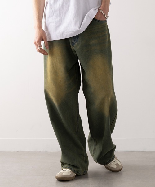 VINTAGE(ヴィンテージ)の「【HAUS】ヴィンテージグラデーションワイドストレートデニム(デニムパンツ・メンズ・ブラック/ブルー系その他5/ブルー系4/ブルー系その他/ブルー系その他2/ブルー系その他3・L/LL/M/S)」の4枚目の写真