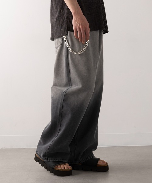 VINTAGE(ヴィンテージ)の「【HAUS】ヴィンテージグラデーションワイドストレートデニム(デニムパンツ・メンズ・ブラック/ブルー系その他5/ブルー系4/ブルー系その他/ブルー系その他2/ブルー系その他3・L/LL/M/S)」の11枚目の写真