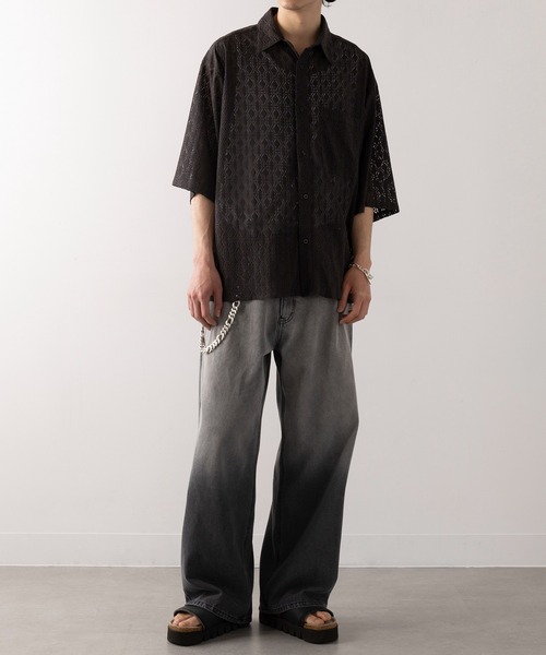 VINTAGE(ヴィンテージ)の「【HAUS】ヴィンテージグラデーションワイドストレートデニム(デニムパンツ・メンズ・ブラック/ブルー系その他5/ブルー系4/ブルー系その他/ブルー系その他2/ブルー系その他3・L/LL/M/S)」の8枚目の写真