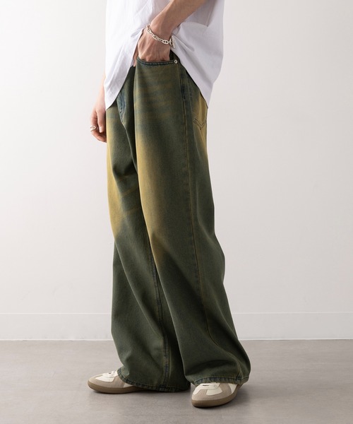 VINTAGE(ヴィンテージ)の「【HAUS】ヴィンテージグラデーションワイドストレートデニム(デニムパンツ・メンズ・ブラック/ブルー系その他5/ブルー系4/ブルー系その他/ブルー系その他2/ブルー系その他3・L/LL/M/S)」の7枚目の写真