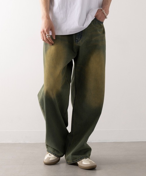 VINTAGE(ヴィンテージ)の「【HAUS】ヴィンテージグラデーションワイドストレートデニム(デニムパンツ・メンズ・ブラック/ブルー系その他5/ブルー系4/ブルー系その他/ブルー系その他2/ブルー系その他3・L/LL/M/S)」の16枚目の写真