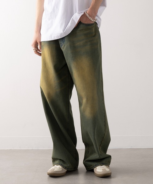 VINTAGE(ヴィンテージ)の「【HAUS】ヴィンテージグラデーションワイドストレートデニム(デニムパンツ・メンズ・ブラック/ブルー系その他5/ブルー系4/ブルー系その他/ブルー系その他2/ブルー系その他3・L/LL/M/S)」の15枚目の写真