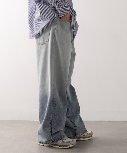 VINTAGE(ヴィンテージ)の「【HAUS】ヴィンテージグラデーションワイドストレートデニム(デニムパンツ・メンズ・ブラック/ブルー系その他5/ブルー系4/ブルー系その他/ブルー系その他2/ブルー系その他3・L/LL/M/S)」の21枚目の写真