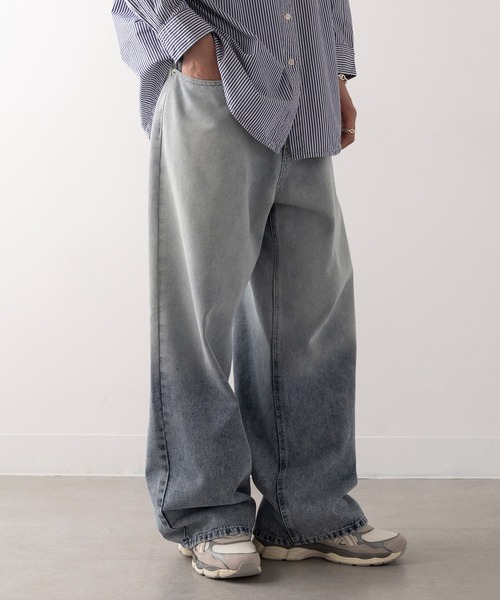 VINTAGE(ヴィンテージ)の「【HAUS】ヴィンテージグラデーションワイドストレートデニム(デニムパンツ・メンズ・ブラック/ブルー系その他5/ブルー系4/ブルー系その他/ブルー系その他2/ブルー系その他3・L/LL/M/S)」の22枚目の写真