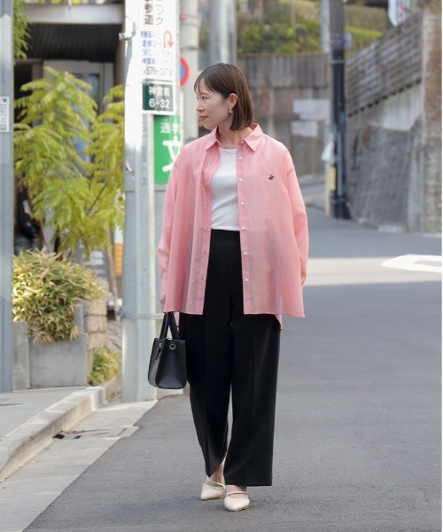 Right-on(ライトオン)の「【OWN】「キレカナ」3Dワイドパンツ(その他パンツ・レディース・ネイビー/ベージュ/ブラック・M/L/XL/S)」の18枚目の写真