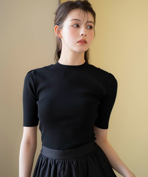 NOELA(ノエラ)の「2WAYオープンニット(ニット/セーター・レディース・オフホワイト/ブラック/ピンク/イエロー・フリー)」の13枚目の写真