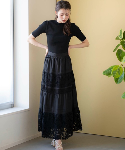 NOELA(ノエラ)の「2WAYオープンニット(ニット/セーター・レディース・オフホワイト/ブラック/ピンク/イエロー・フリー)」の15枚目の写真