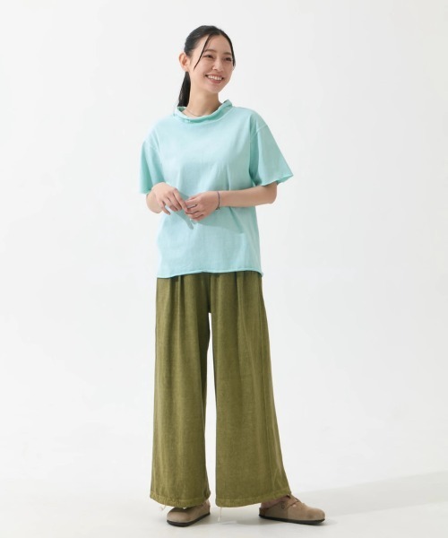 Good On(グッドオン)の「Good On/グッドオン KULUKULU S/S TEE(Tシャツ/カットソー・レディース・ナチュラル/ライム/サーモンピンク/ブルー系その他/ブルー系/ホワイト/ブラック系その他2/ネイビー/ミント/チャコールグレー・FREE)」の16枚目の写真