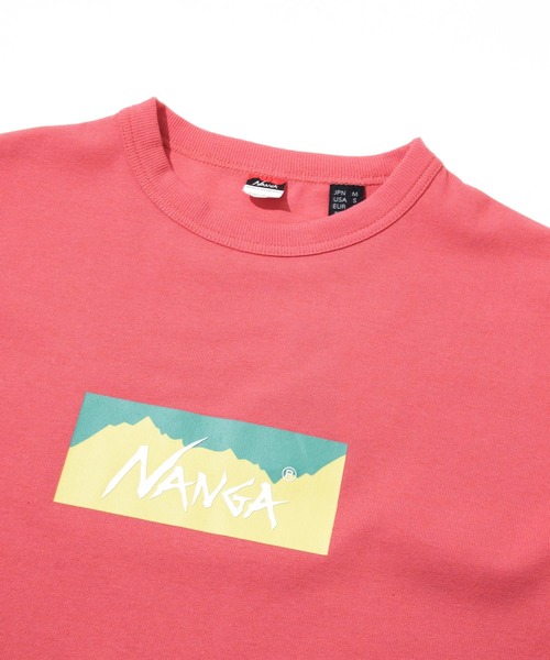 NANGA(ナンガ)の「NANGA/ナンガ ECO HYBRID BOX LOGO L/S TEE(Tシャツ/カットソー・メンズ・ホワイト/ブラック/ライトピンク・LARGE/X-LARGE/MEDIUM)」の4枚目の写真