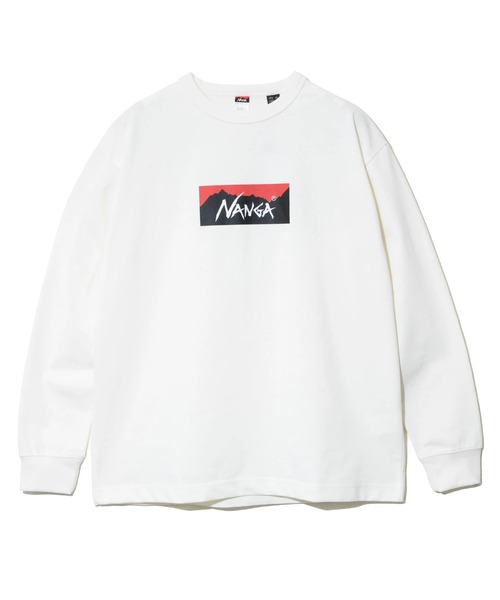 NANGA(ナンガ)の「NANGA/ナンガ ECO HYBRID BOX LOGO L/S TEE(Tシャツ/カットソー・メンズ・ホワイト/ブラック/ライトピンク・LARGE/X-LARGE/MEDIUM)」の13枚目の写真