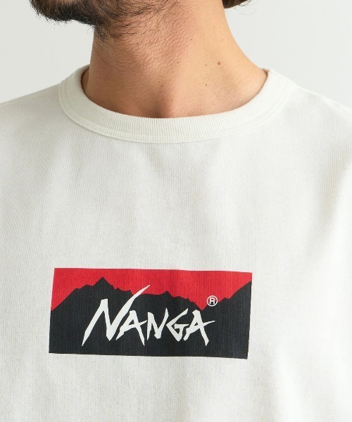 NANGA(ナンガ)の「NANGA/ナンガ ECO HYBRID BOX LOGO L/S TEE(Tシャツ/カットソー・メンズ・ホワイト/ブラック/ライトピンク・LARGE/X-LARGE/MEDIUM)」の15枚目の写真