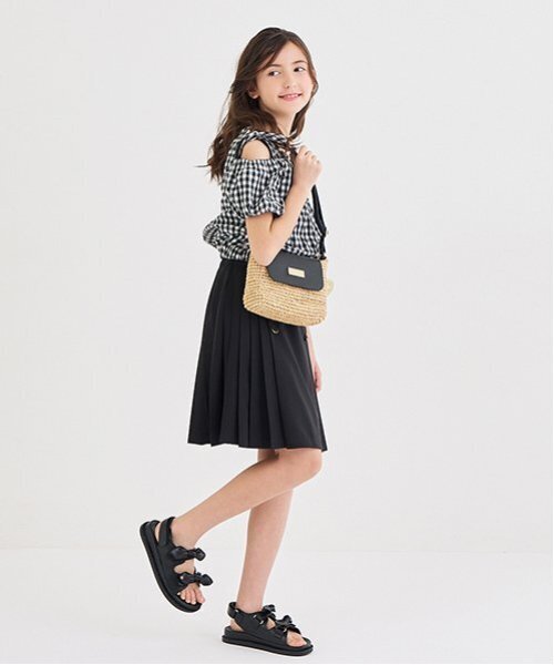 Kate spade New York ケイトスペード　プリーツスカート トドラー ダブルボタンプリーツスカート（その他） | kate spade