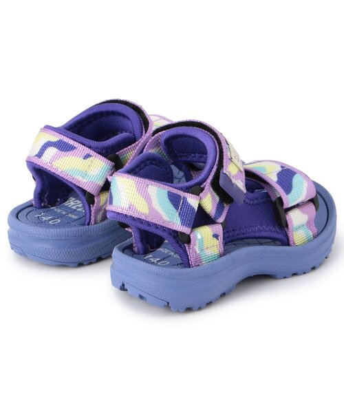 BREEZE(ブリーズ)の「アクティブテープサンダル(サンダル・キッズ・レインボー/ブラック/パープル/カーキ・15 /20/18/17/19/21/14/16)」の6枚目の写真