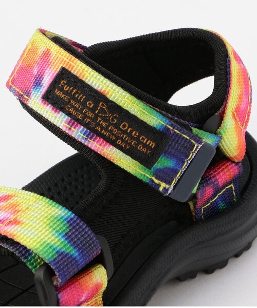 BREEZE(ブリーズ)の「アクティブテープサンダル(サンダル・キッズ・レインボー/ブラック/パープル/カーキ・15 /20/18/17/19/21/14/16)」の8枚目の写真