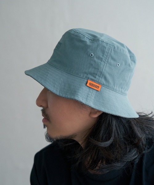 UNIVERSAL OVERALL（ユニバーサルオーバーオール）の「【WEB限定】UNIVERSAL OVERALL ユニバーサルオーバーオール リバーシブルハット（ハット・メンズ・ブラック/サックスブルー/ベージュ・FREE）」の3枚目の写真